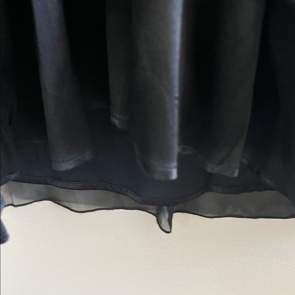 Bebe black silk sleeveless dress with beading small - Picture 16 of 16